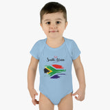 Short-sleeved Baby Bodysuit Love South Africa Baby Bok Babygrow - Shipped from the USA