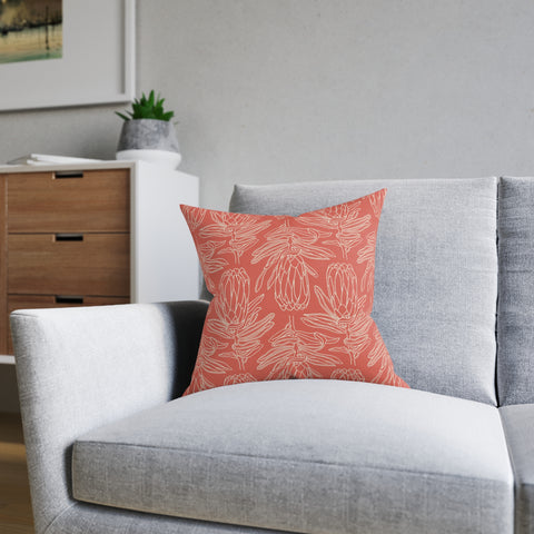 South African Guinea fowl Square Pillow