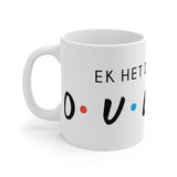 South African Afrikaans Ek het die Beste Ouers  11oz White Mug - 1 Mug Shows both sides