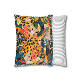 African abstract people and animal print Pillowcase Cover only - no filling is included