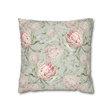 South African Protea Spun Polyester Pillowcase- Shipped from UK/USA/AUS