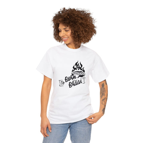 South African Born to Braai Shirt,  Afrikaans / Braai Unisex Heavy Cotton Tee