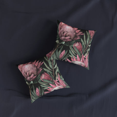 South African Protea Square Pillow