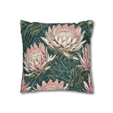 South African Protea Spun Polyester Pillowcase -Pillow not included