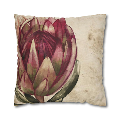 South African Protea Pillowcase Cover only - no filling is included