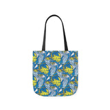 South African Protea Polyester Canvas Tote Bag