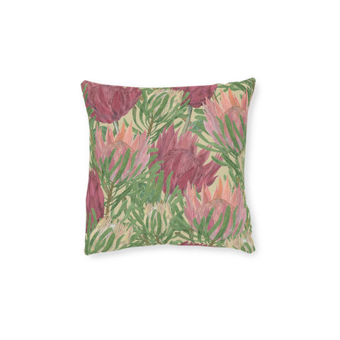 South African Protea Square Pillow