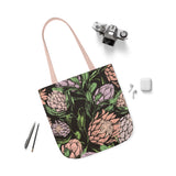 South African Protea Polyester Canvas Tote Bag