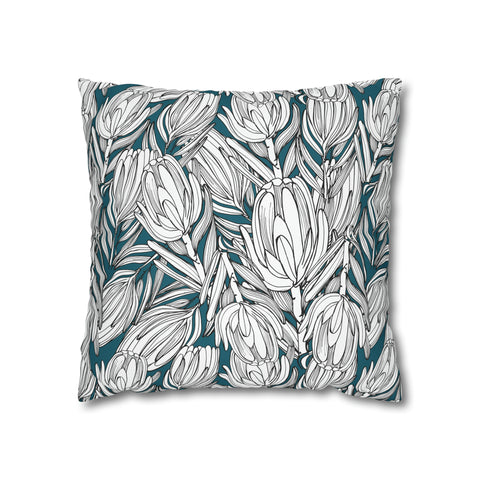 South African Protea Pillowcase Cover only - no filling is included