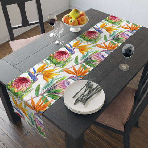 Table Runner (Cotton, Poly)South African Protea