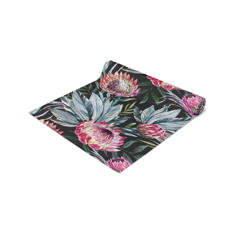 Protea South Africa Table Runner (Cotton, Poly)South African Protea Table decoration, African decor