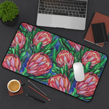 South African Protea Desk Mat