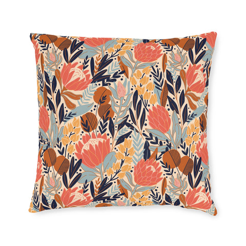 South African Protea Square Pillow