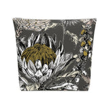 South African Protea Cotton Cosmetic Bag