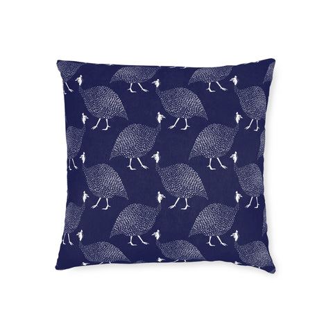 South African Guinea fowl Square Pillow