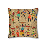 African Ladies Pillowcase Cover only - no filling is included