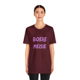 Boere Meisie South African Unisex Jersey Short Sleeve Tee Afrikaans