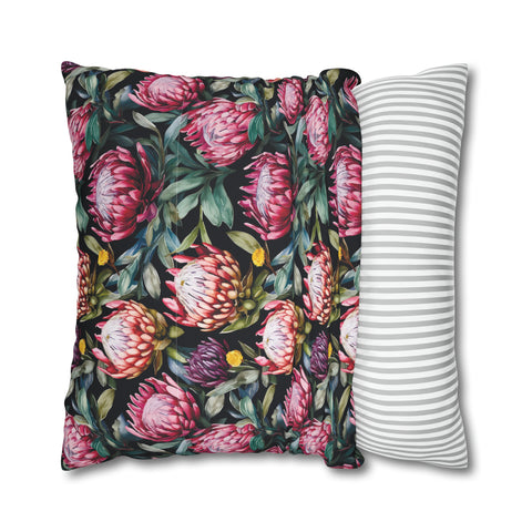 South African Protea Spun Polyester Pillowcase