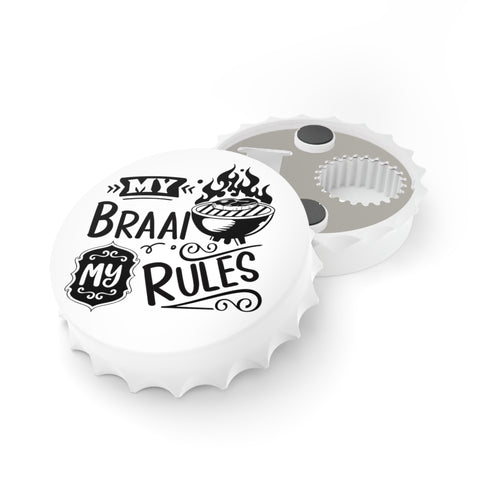 South African My braai my rules On Bottle Opener