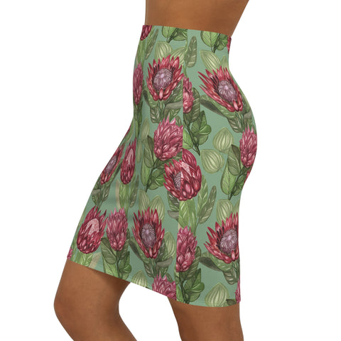 South African Protea Women's Mini Skirt