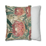 South African Protea Spun Polyester Pillowcase -Pillow not included