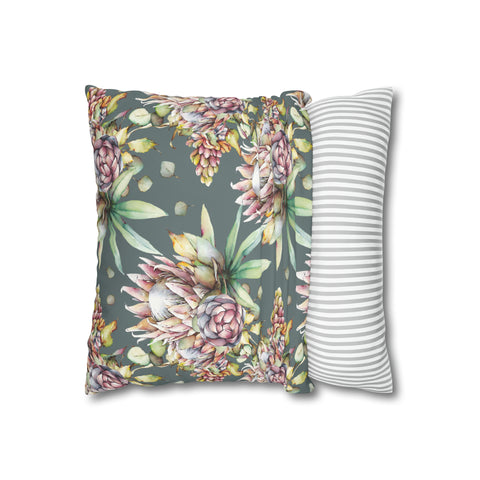 South African Protea Spun Polyester Pillowcase