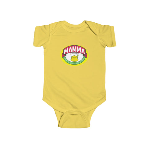 South African Afrikaans Mamma is oulik Baby Unisex Infant Fine Jersey Bodysuit - Shipped from the UK