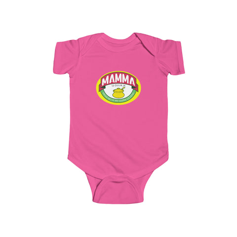 South African Afrikaans Mamma is oulik Baby Unisex Infant Fine Jersey Bodysuit - Shipped from the UK