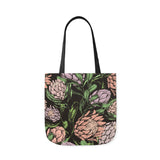 South African Protea Polyester Canvas Tote Bag