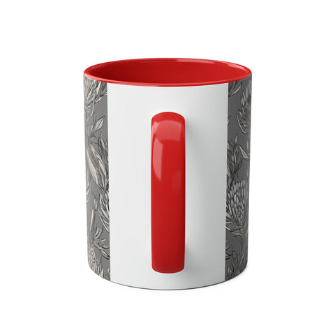 Two-Tone Coffee Mugs, 11oz