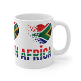 I Love South African Flags 11oz Coffee Mug