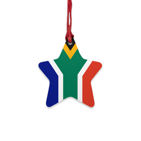 South African Christmas Decoration Wooden Ornaments