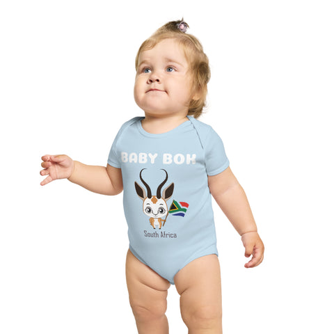 Baby Bokkie Short-sleeved Baby Bodysuit South Africa Babygrow Short Sleeve Baby Bodysuit