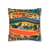 African abstract animal print Pillowcase Cover only - no filling is included