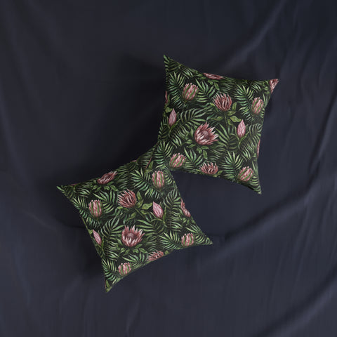 South African Protea Square Pillow