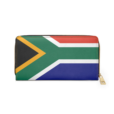 Zipper Wallet SA Flag