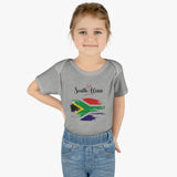 Short-sleeved Baby Bodysuit Love South Africa Baby Bok Babygrow - Shipped from the USA