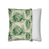 South African Protea Spun Polyester Pillowcase - Shipped from UK/USA/AUS