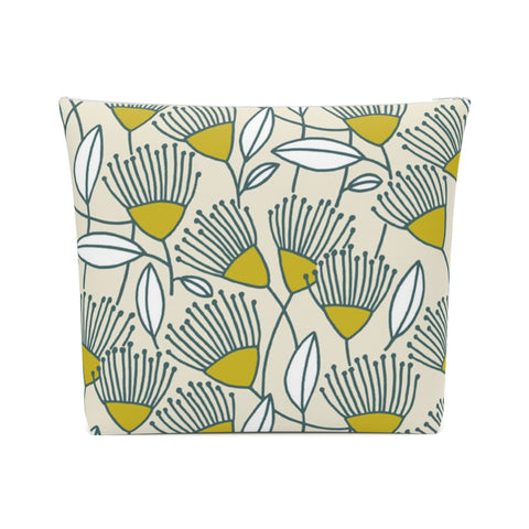 South African Protea Cotton Cosmetic Bag