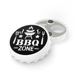 BBQ Zone Bottle Opener, Gift for Dad, Gift for Son, Wedding gift, Birthday Gift