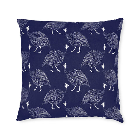 South African Guinea fowl Square Pillow