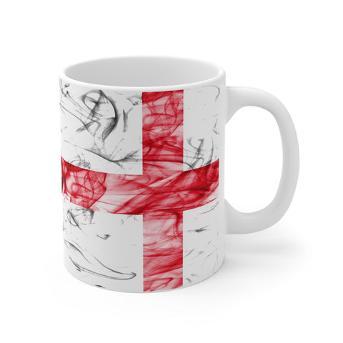 Half South African Half United Kingdom Flag SA Flag UK flag 11oz Coffee Mug