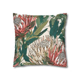 South African Protea Spun Polyester Pillowcase -Pillow not included