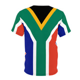 South African Flag Unisex Cut & Sew Tee