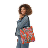 South African Protea Polyester Canvas Tote Bag