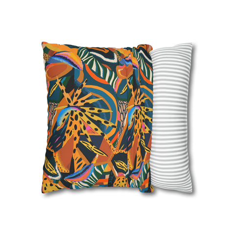 African abstract animal print Pillowcase Cover only - no filling is included