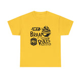 South African My Braai My Rules shirt,  Afrikaans / Braai Unisex Heavy Cotton Tee