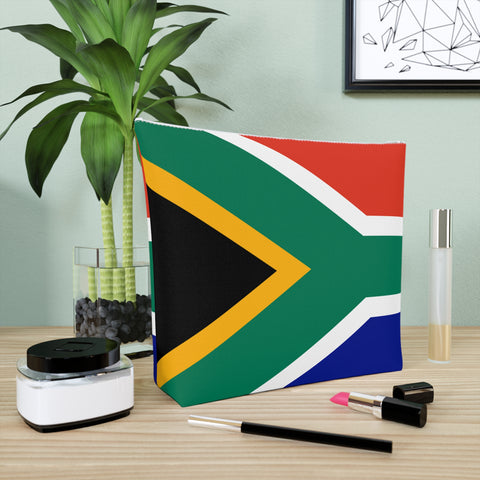 Cotton Cosmetic Bag South African Flag