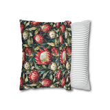 South African Protea Spun Polyester Pillowcase - Shipped from UK/USA/AUS