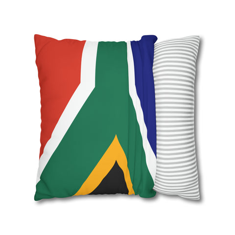 South African Flag Pillowcase Cover only - no filling is included